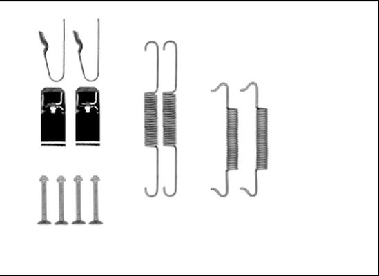 HELLA PAGID Tarvikesarja, seisontajarru 8DZ 355 206-131